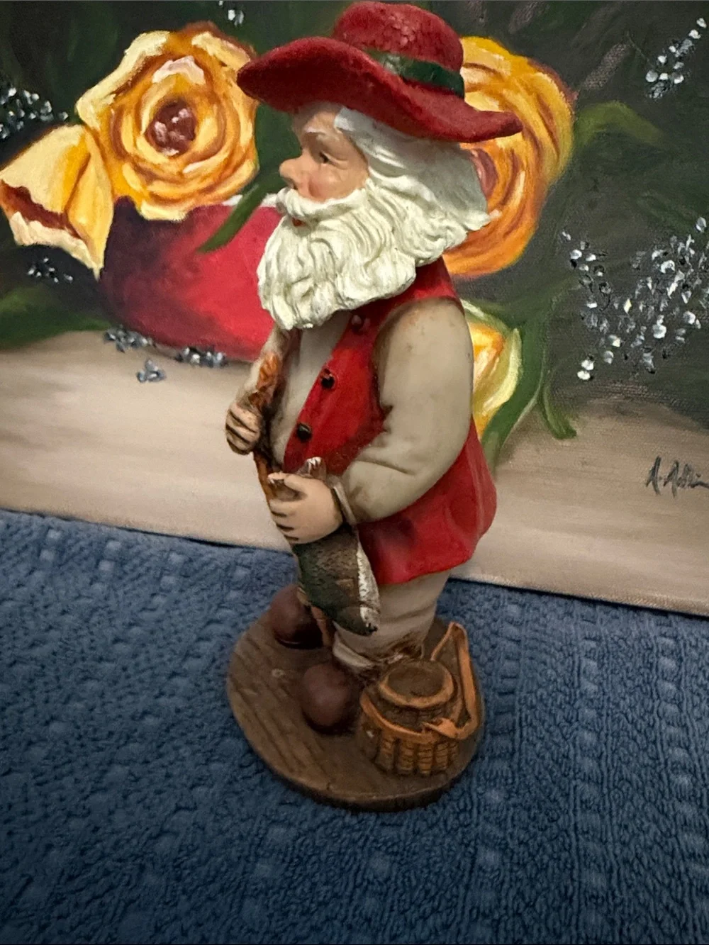 Fishing Santa Bobblehead . 2002